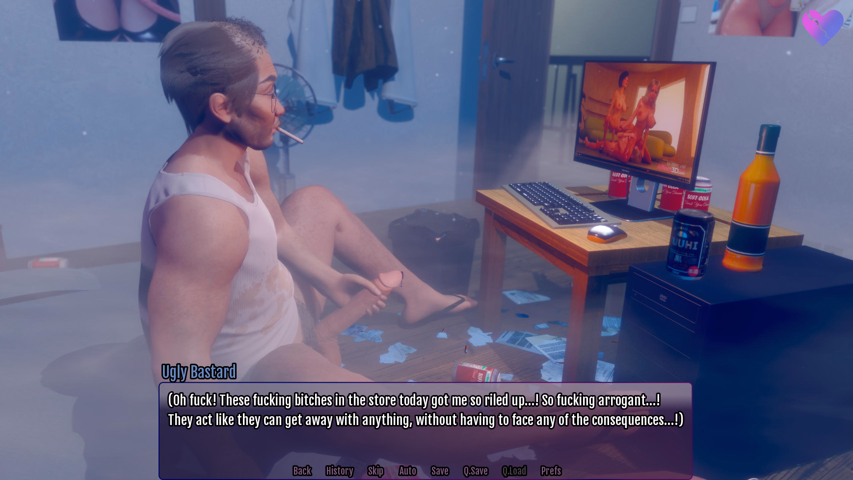 扭曲记忆：丑汉逆袭记（Twisted Memories）v0.9b 精翻汉化 游戏截图 5